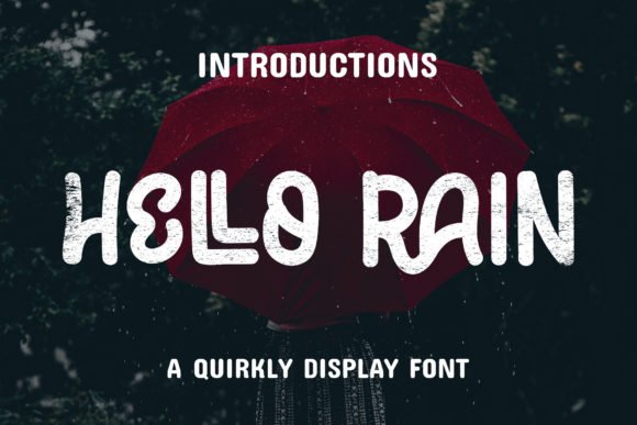 Hello Rain Font - Featured Image