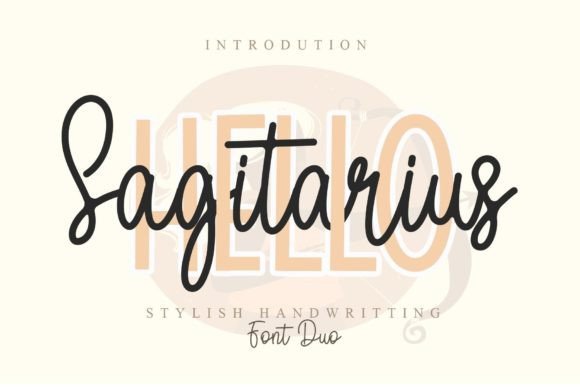 Hello Sagitarius Font - Featured Image
