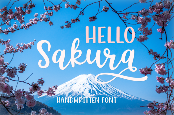 Hello Sakura Font - Featured Image