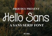 Hello Sans Font - Featured Image