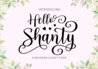 Hello Shanty Font - Featured Image