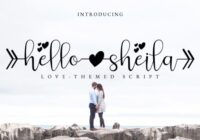Hello Sheila Font - Featured Image