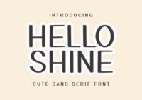 Hello Shine Font - Featured Image