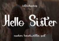 Hello Sister Font Font - Featured Image