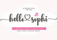 Hello Sophi Font - Featured Image
