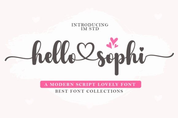 Hello Sophi Font - Featured Image