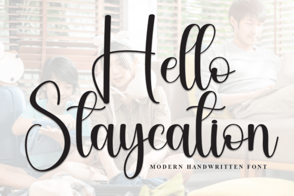 Hello Staycation Font - Featured Image