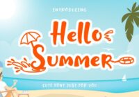Hello Summer Font - Featured Image