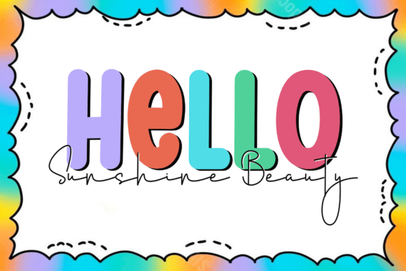 Hello Sunshine Beauty Font - Featured Image
