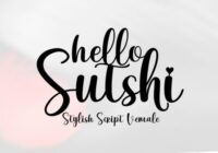 Hello Sutshy Font - Featured Image