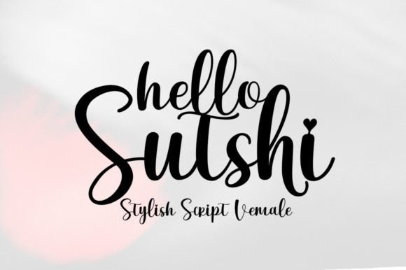 Hello Sutshy Font - Featured Image
