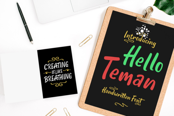 Hello Teman Font - Featured Image