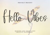 Hello Vibes Font - Featured Image
