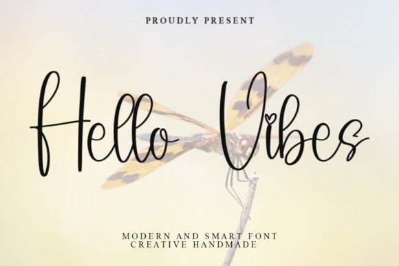 Hello Vibes Font - Featured Image