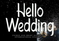 Hello Wedding Font - Featured Image