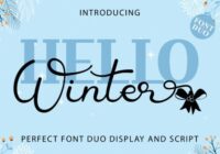 Hello Winter Duo Font - Featured Image