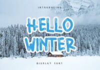 Hello Winter Font Font - Featured Image