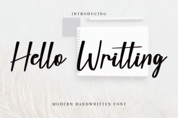 Hello Writting Font - Featured Image