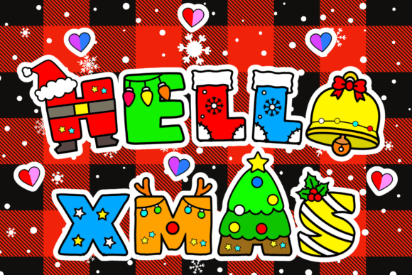 Hello Xmas Font - Featured Image