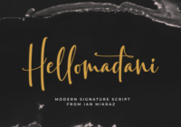 Hellomadani Font - Featured Image