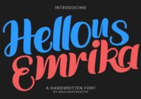 Hellous Emrika Font - Featured Image
