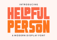 Helpful Person Font - Featured Image