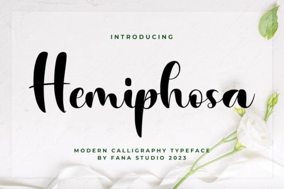 Hemiphosa Font - Featured Image