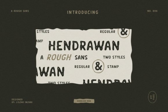 Hendrawan Font - Featured Image