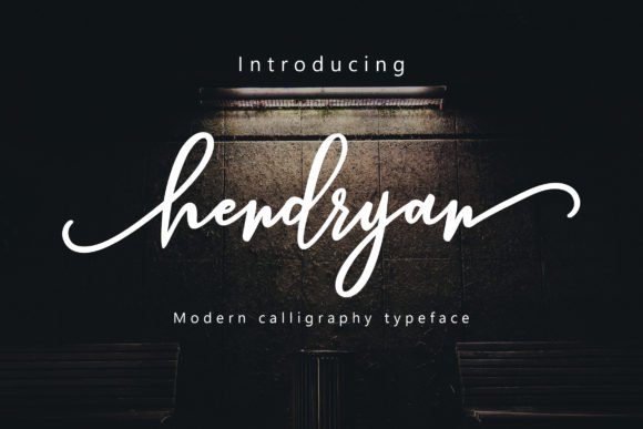 Hendryan Script Font - Featured Image