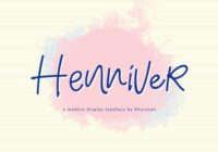 Henniver Font - Featured Image