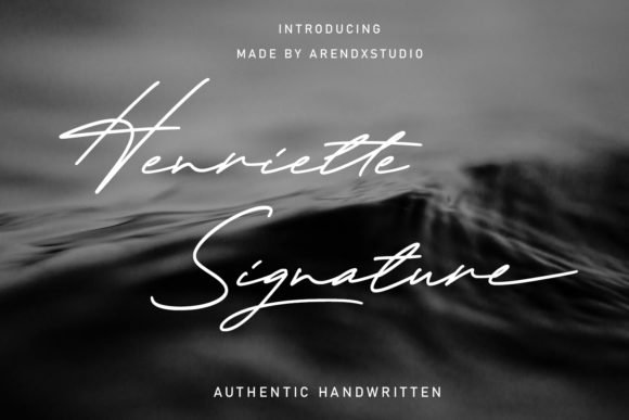 Henriette Signature Font - Featured Image