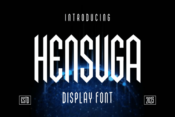 Hensuga Font - Featured Image
