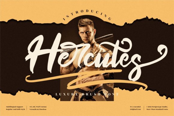 Hercutes Font - Featured Image