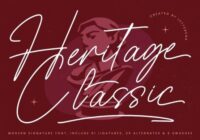 Heritage Classic Font - Featured Image