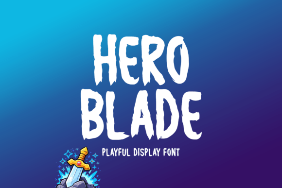 Hero Blade Font - Featured Image