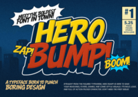 Hero Bump! Font - Featured Image