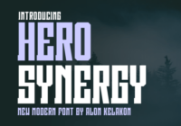 Hero Synergy Font - Featured Image