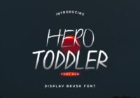 Hero Toddler Font - Featured Image