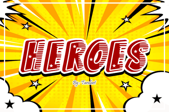 Heroes Font - Featured Image