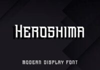 Heroshima Font - Featured Image