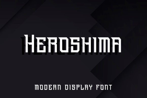 Heroshima Font - Featured Image