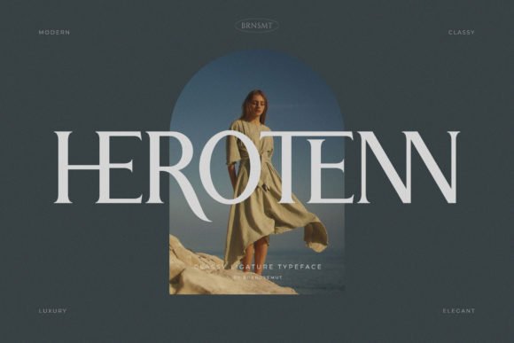 Herotenn Font - Featured Image