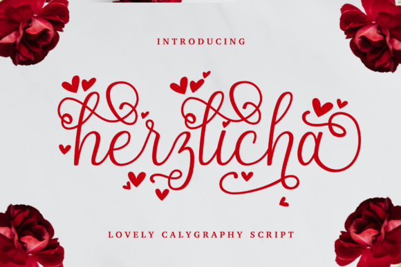 Herzlicha Font - Featured Image