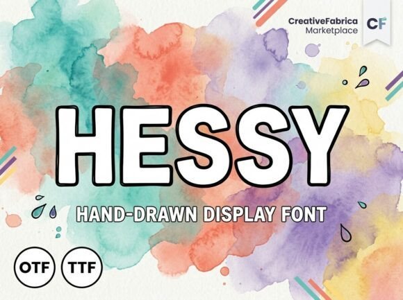 Hessy Font - Featured Image