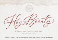 Hey Beauty Font - Featured Image