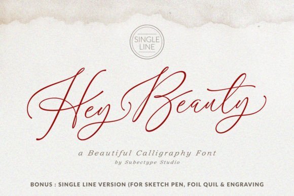 Hey Beauty Font - Featured Image