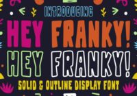 Hey Franky Font - Featured Image