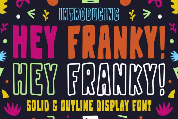 Hey Franky Font - Featured Image