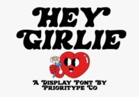 Hey Girlie Font - Featured Image