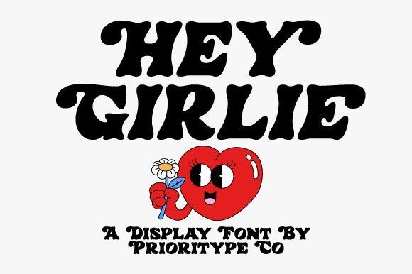Hey Girlie Font - Featured Image